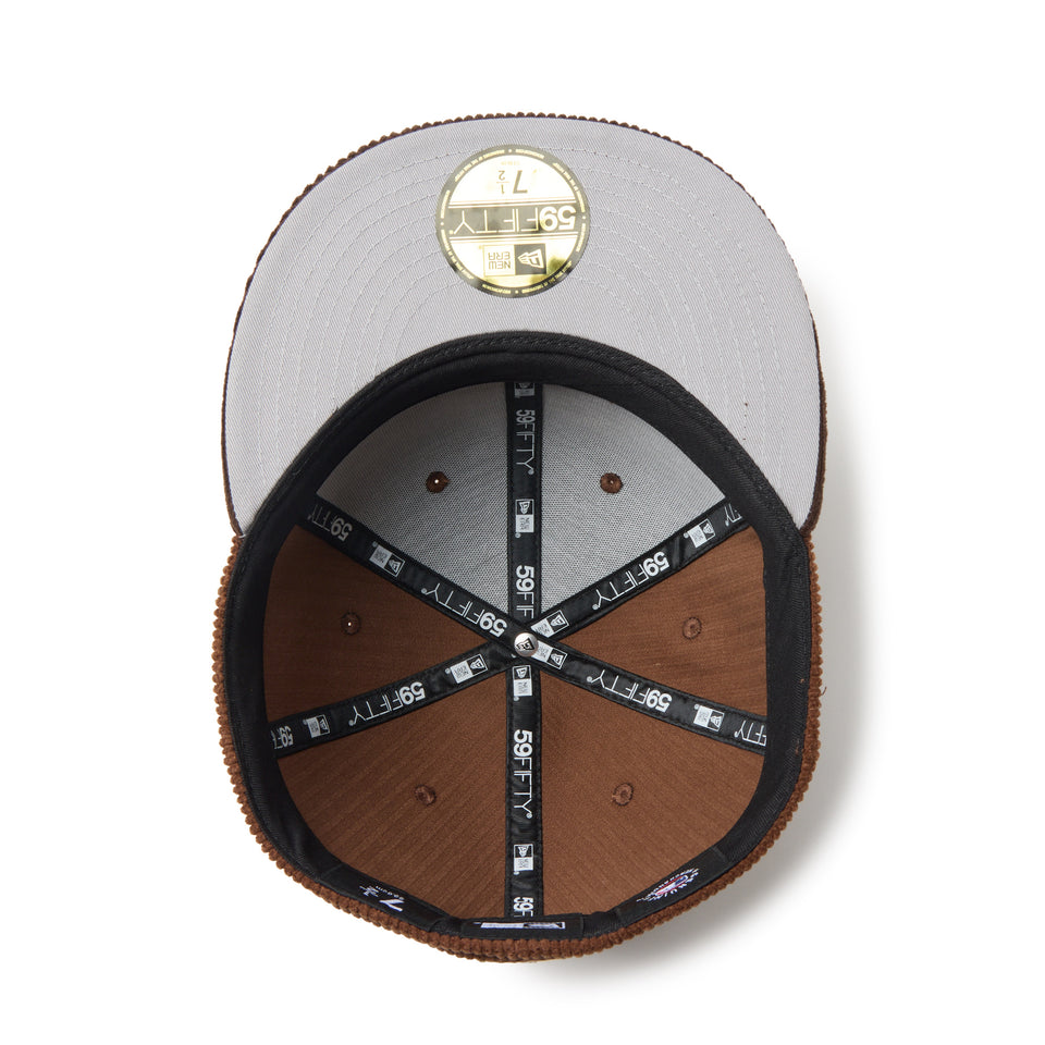 59FIFTY Corduroy コーデュロイ ボルティモア・オリオールズ ブラウン ダークブラウン | NEW ERA ニューエラ公式オンラインストア