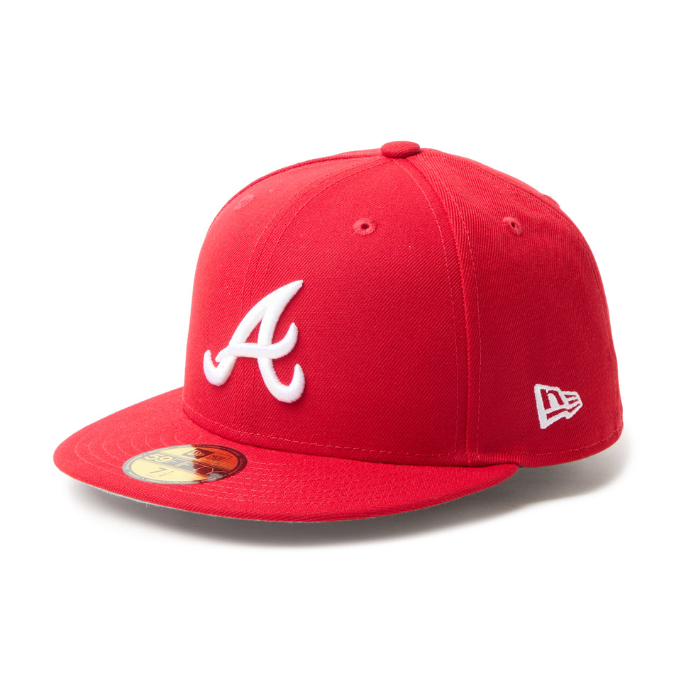 59FIFTY MLB Scarlet アトランタ・ブレーブス スカーレット | NEW ERA ニューエラ公式オンラインストア