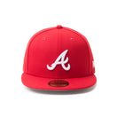 59FIFTY MLB Scarlet アトランタ・ブレーブス スカーレット | NEW ERA ニューエラ公式オンラインストア