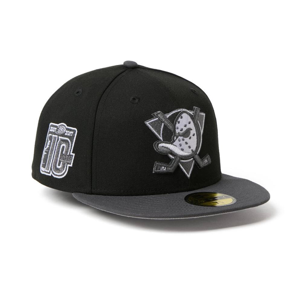 59FIFTY NHL アナハイム・ダックス ブラック/ダークグラファイト | NEW ERA ニューエラ公式オンラインストア