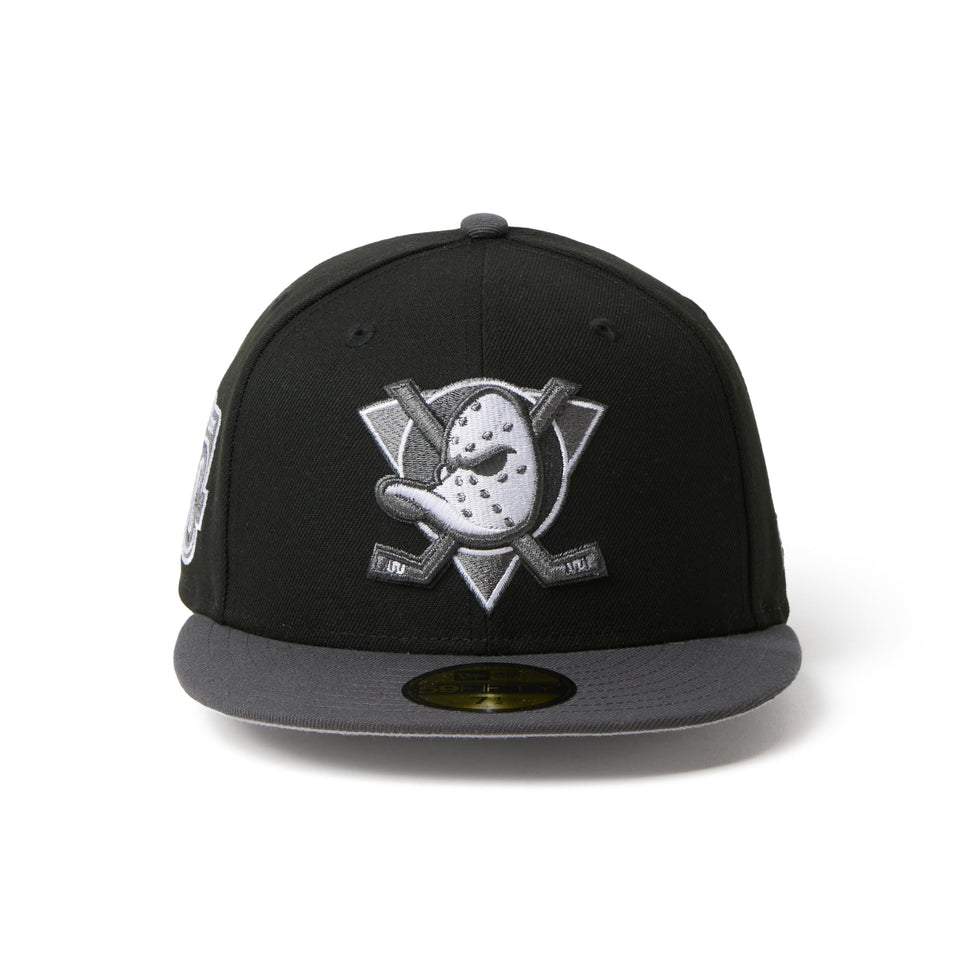 59FIFTY NHL アナハイム・ダックス ブラック/ダークグラファイト | NEW ERA ニューエラ公式オンラインストア
