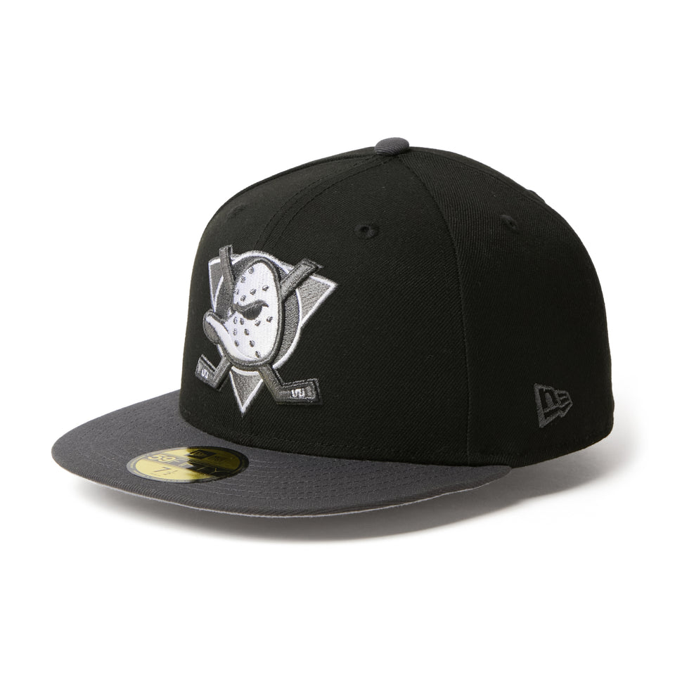 59FIFTY NHL アナハイム・ダックス ブラック/ダークグラファイト | NEW ERA ニューエラ公式オンラインストア