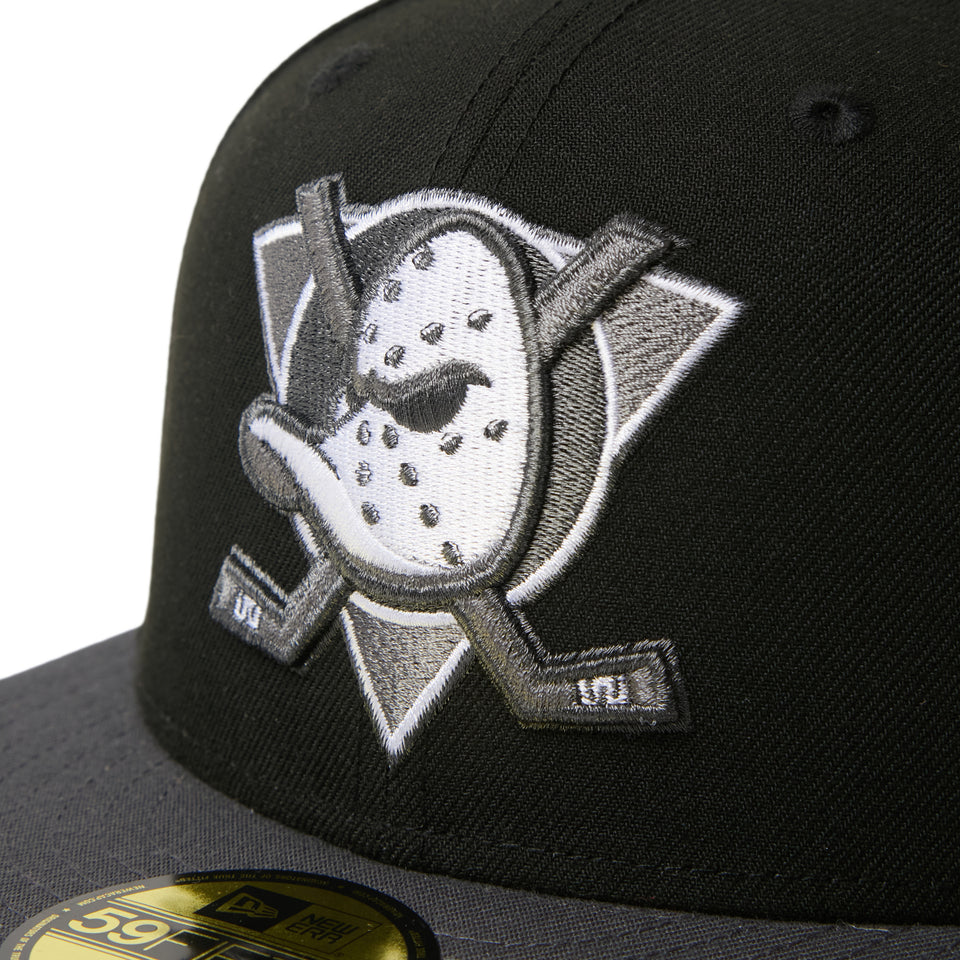 59FIFTY NHL アナハイム・ダックス ブラック/ダークグラファイト | NEW ERA ニューエラ公式オンラインストア