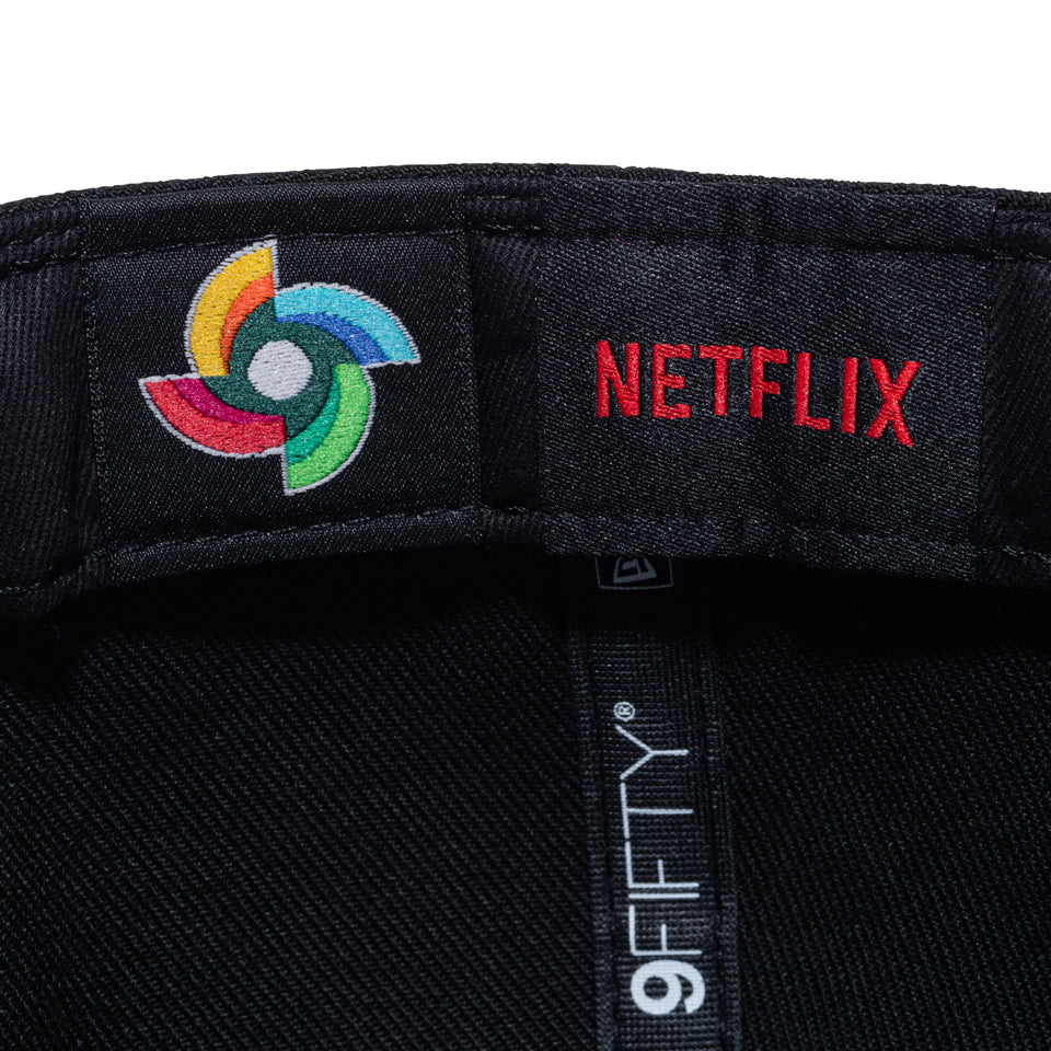 9FIFTY World Baseball Classic × Netflix サイドロゴ ブラック