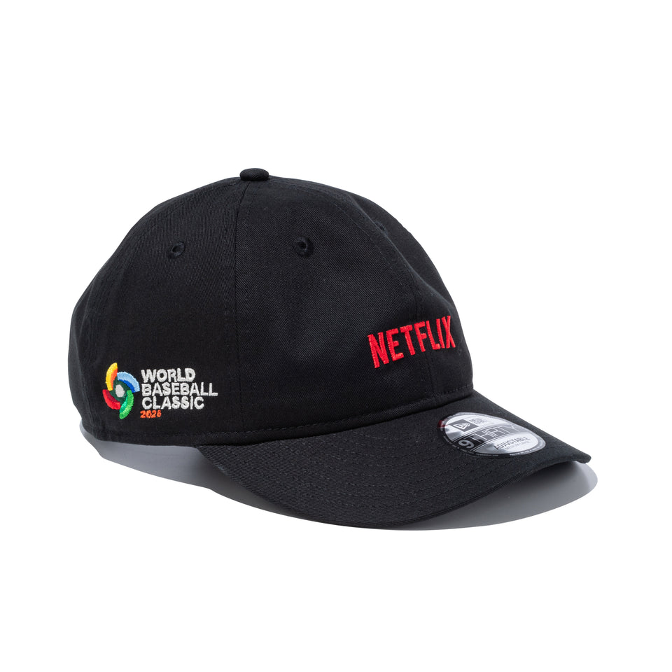 9THIRTY World Baseball Classic × Netflix サイドロゴ ブラック