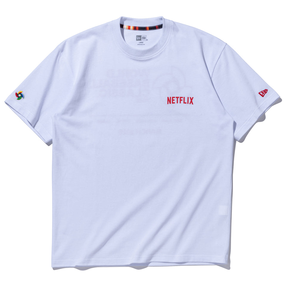 半袖 コットン Tシャツ World Baseball Classic × Netflix ホワイト