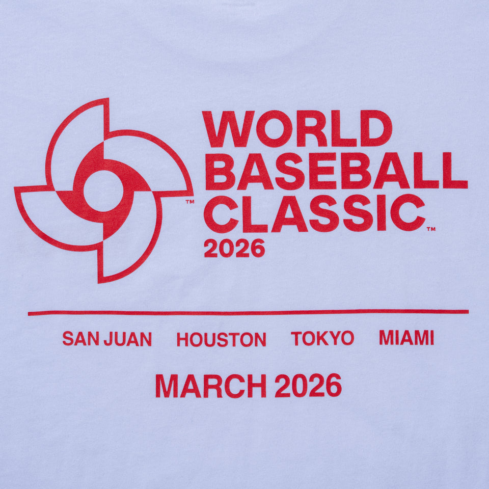 半袖 コットン Tシャツ World Baseball Classic × Netflix ホワイト
