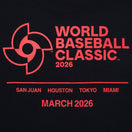 半袖 コットン Tシャツ World Baseball Classic × Netflix ブラック