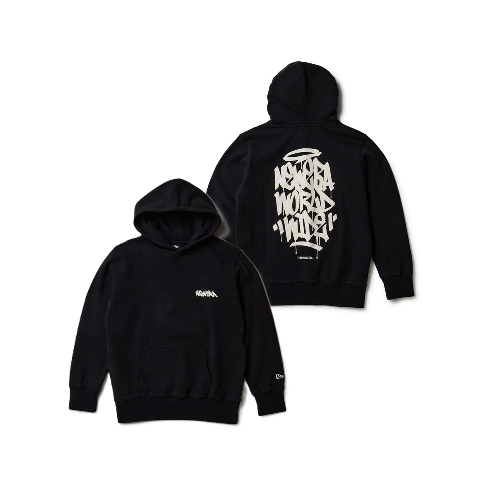 キッズ Youth スウェット プルオーバー フーディー Tagging Logo ブラック