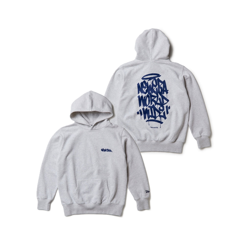 キッズ Youth スウェット プルオーバー フーディー Tagging Logo アッシュグレー
