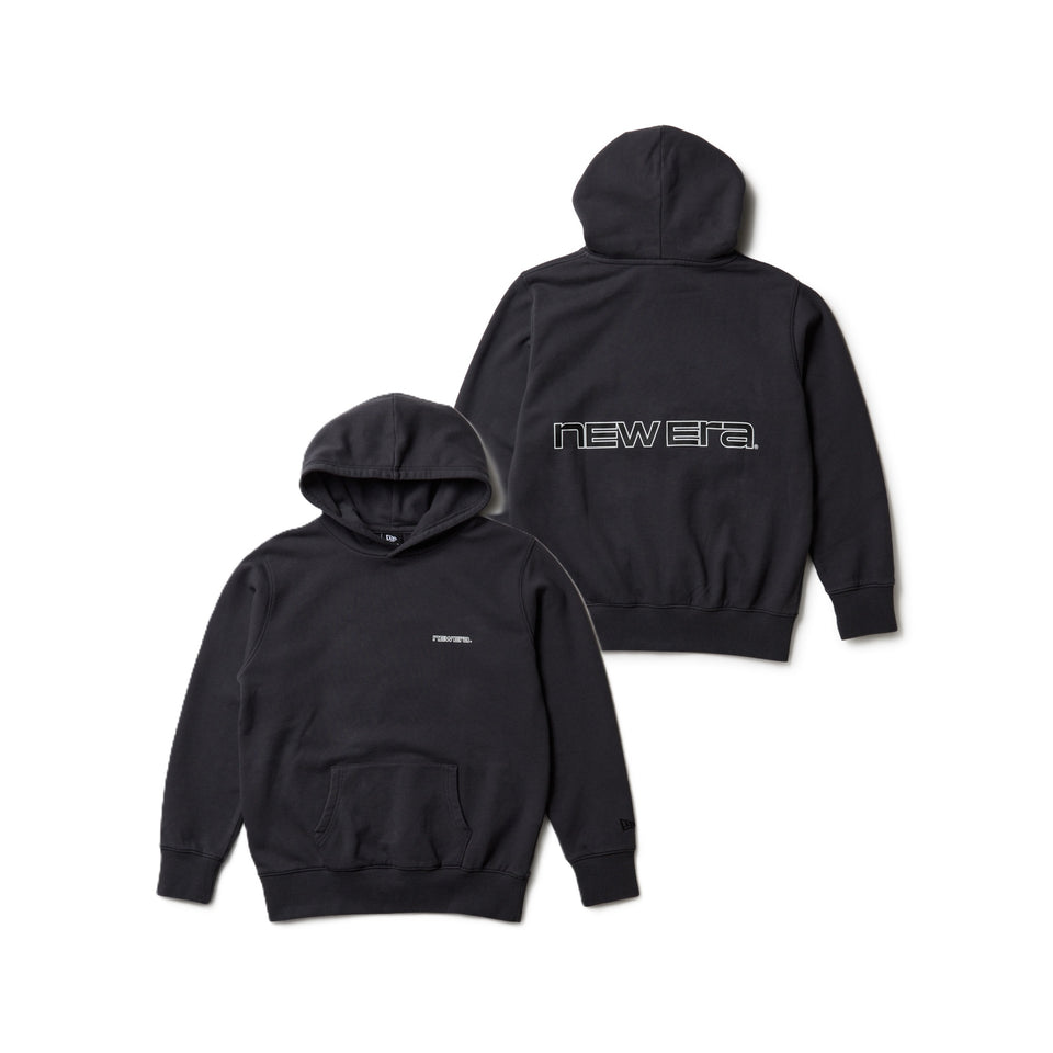 スウェット プルオーバー フーディー Brand Name Logo グラファイト