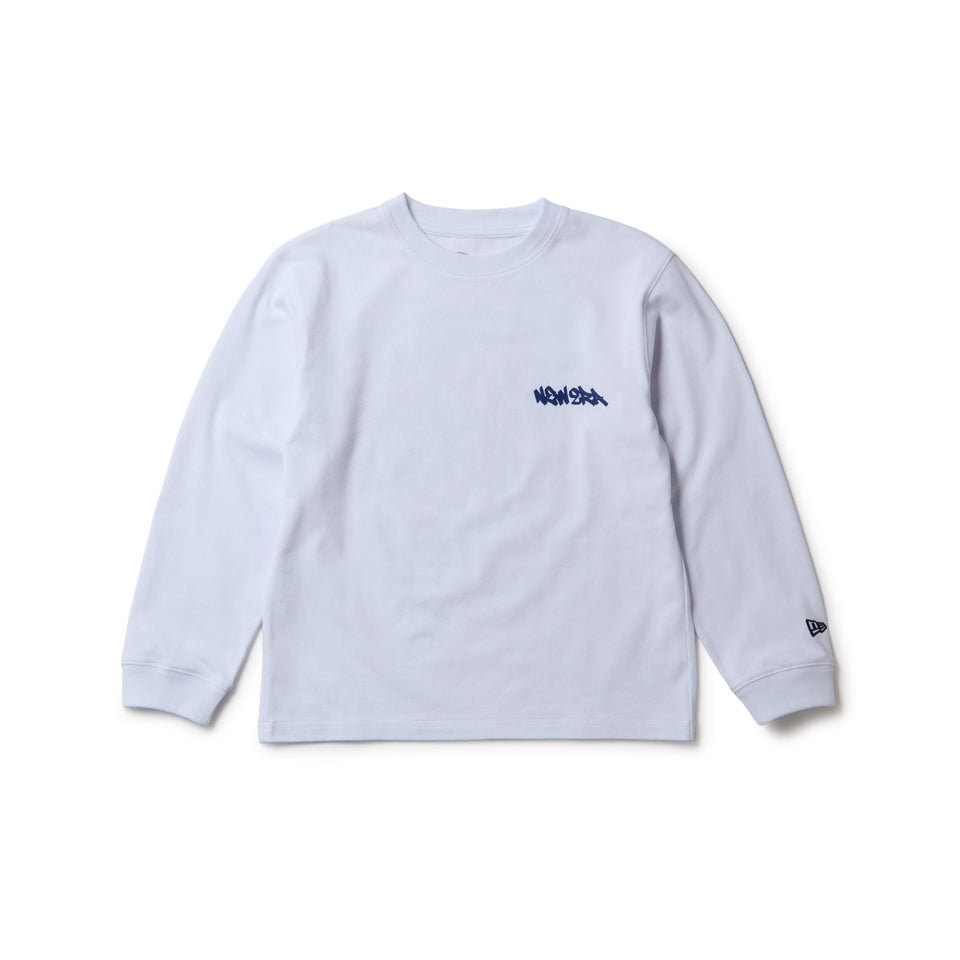 キッズ Youth 長袖 コットン Tシャツ Tagging Logo ホワイト | NEW ERA ニューエラ公式オンラインストア