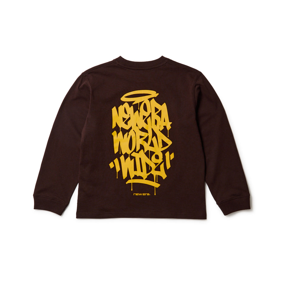 キッズ Youth 長袖 コットン Tシャツ Tagging Logo バーントウッド | NEW ERA ニューエラ公式オンラインストア