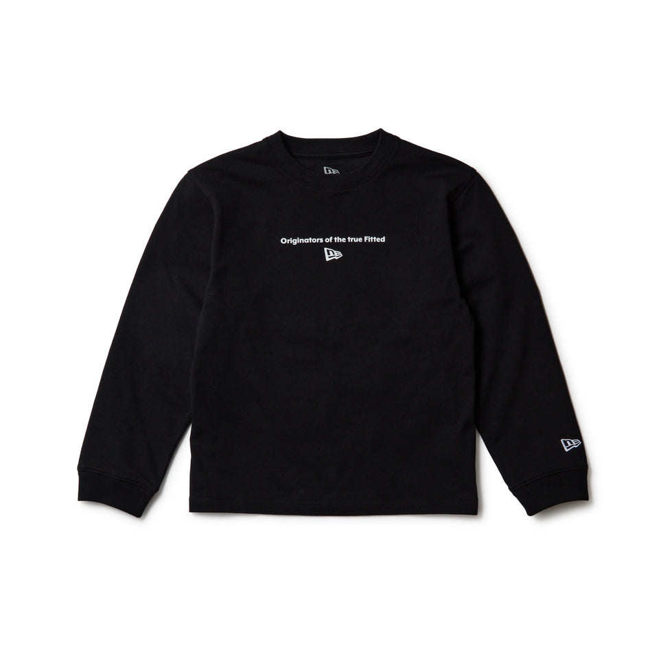 キッズ Youth 長袖 コットン Tシャツ Circle OOTTF ブラック | NEW ERA ニューエラ公式オンラインストア