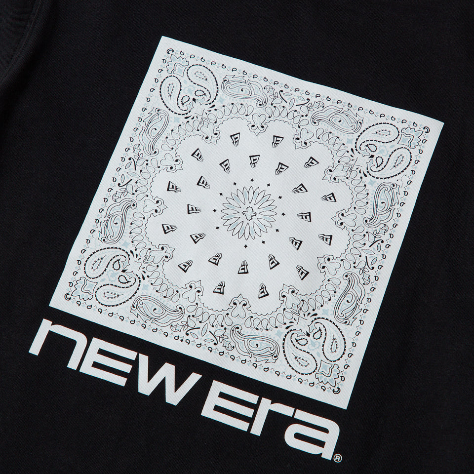 キッズ Youth 長袖 コットン Tシャツ バンダナロゴ ブラック | NEW ERA ニューエラ公式オンラインストア