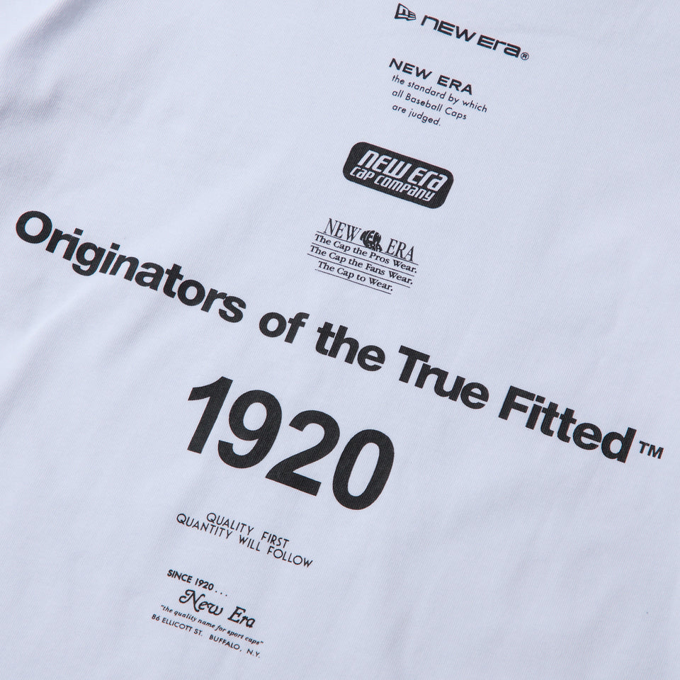 キッズ Youth 長袖 コットン Tシャツ アーカイブロゴ ホワイト | NEW ERA ニューエラ公式オンラインストア