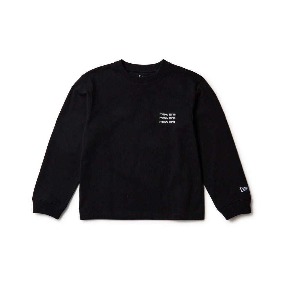 キッズ Youth 長袖 コットン Tシャツ アーカイブロゴ ブラック | NEW ERA ニューエラ公式オンラインストア