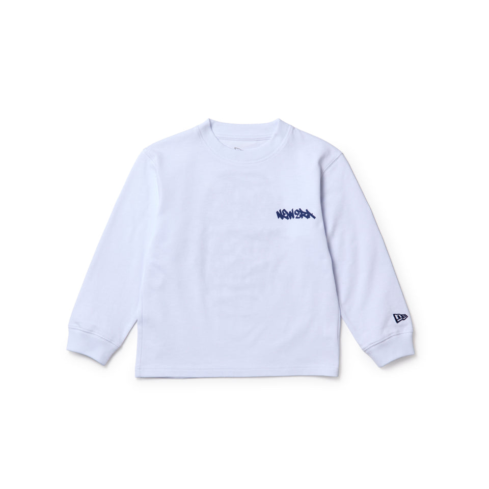 キッズ Child 長袖 コットン Tシャツ Tagging Logo ホワイト | NEW ERA ニューエラ公式オンラインストア