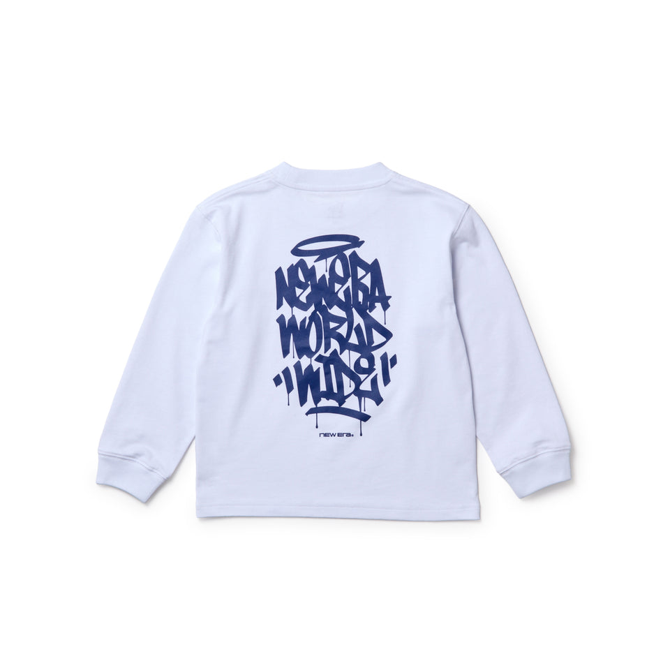 キッズ Child 長袖 コットン Tシャツ Tagging Logo ホワイト | NEW ERA ニューエラ公式オンラインストア