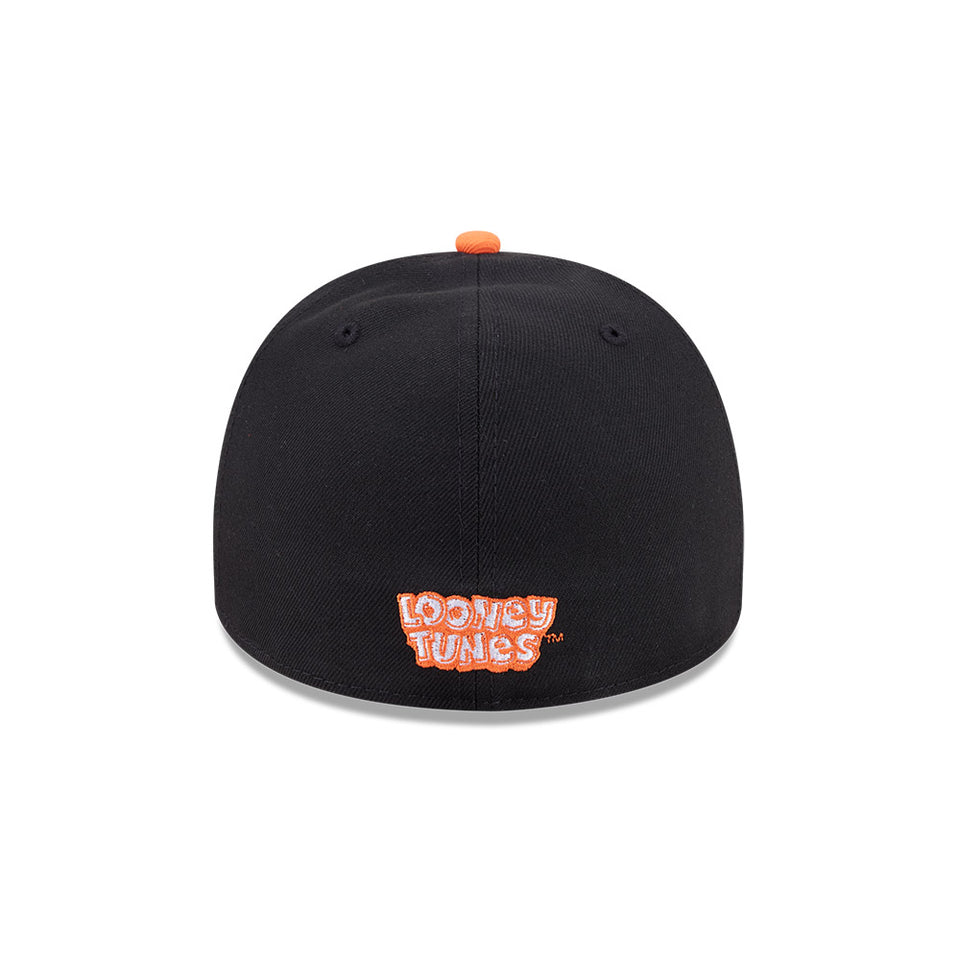 PC 59FIFTY A-Frame Looney Tunes ルーニー・テューンズ CHASIN' CAROTS ブラック オレンジバイザー