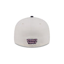 PC 59FIFTY Looney Tunes ルーニー・テューンズ トゥイーティー シルベスター・キャット クロームホワイト ネイビーバイザー