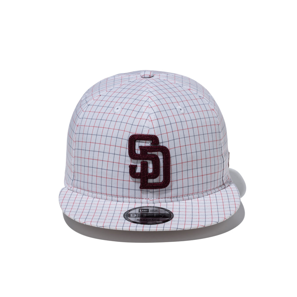9FIFTY ソフトバックラム Soft Buckram Father's Day サンディエゴ・パドレス チェーンステッチ チェック マルチカラー | NEW ERA ニューエラ公式オンラインストア