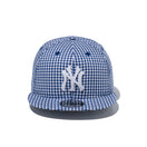 9FIFTY ソフトバックラム Soft Buckram Father's Day ニューヨーク・ヤンキース チェーンステッチ ブルーギンガムチェック | NEW ERA ニューエラ公式オンラインストア