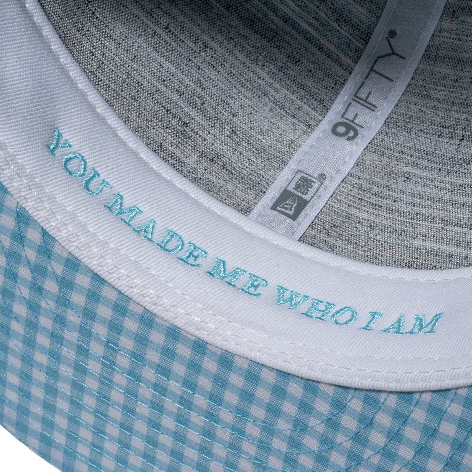 9FIFTY ソフトバックラム Soft Buckram Father's Day ロサンゼルス・ドジャース チェーンステッチ ライトブルーギンガムチェック | NEW ERA ニューエラ公式オンラインストア