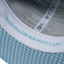 9FIFTY ソフトバックラム Soft Buckram Father's Day ロサンゼルス・ドジャース チェーンステッチ ライトブルーギンガムチェック | NEW ERA ニューエラ公式オンラインストア