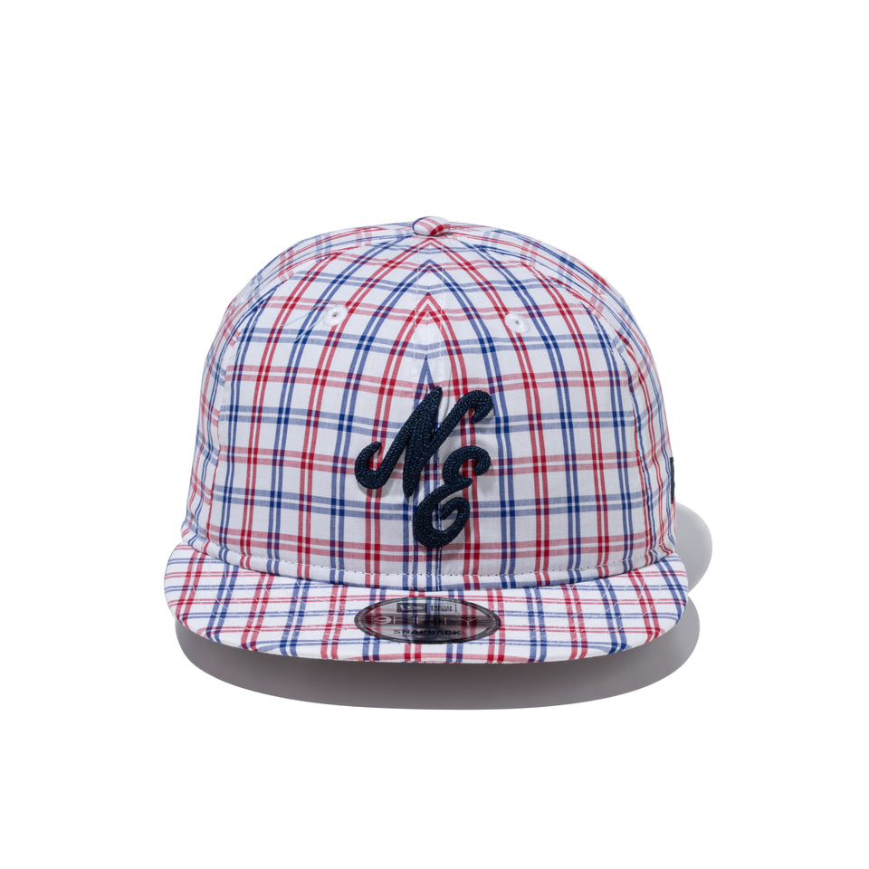 9FIFTY ソフトバックラム Soft Buckram Father's Day クラシックロゴ チェーンステッチ チェック マルチカラー | NEW ERA ニューエラ公式オンラインストア
