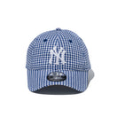 9TWENTY Father's Day ニューヨーク・ヤンキース チェーンステッチ ブルーギンガムチェック | NEW ERA ニューエラ公式オンラインストア