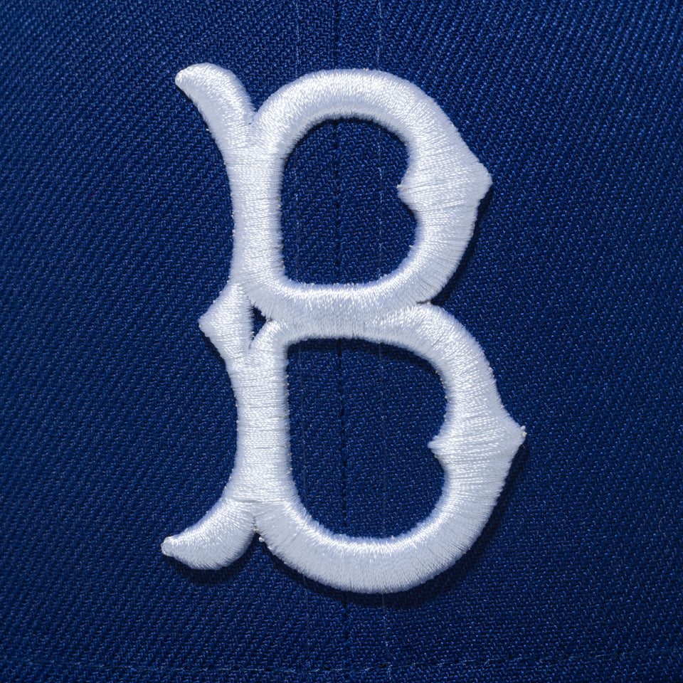 59FIFTY Double Logo '54 ブルックリン・ドジャース ホワイト / ダークロイヤル | NEW ERA ニューエラ公式オンラインストア
