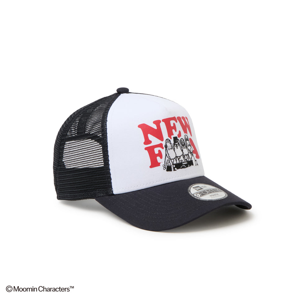 キッズ Youth 9FORTY A-Frame トラッカー Moomin Music ホワイト/ネイビー | NEW ERA ニューエラ公式オンラインストア