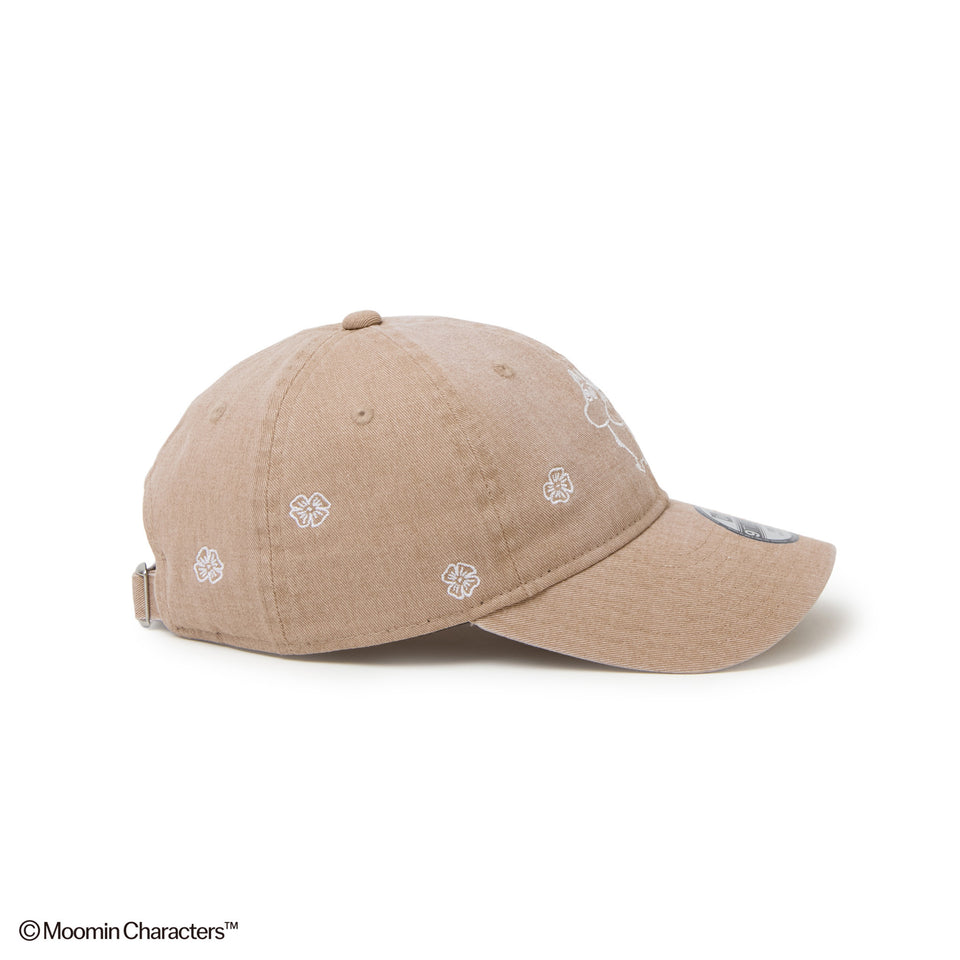 キッズ Youth 9TWENTY Moomin Flower ムーミン スノークのおじょうさん イタリアンウォッシュ カーキ | NEW ERA ニューエラ公式オンラインストア