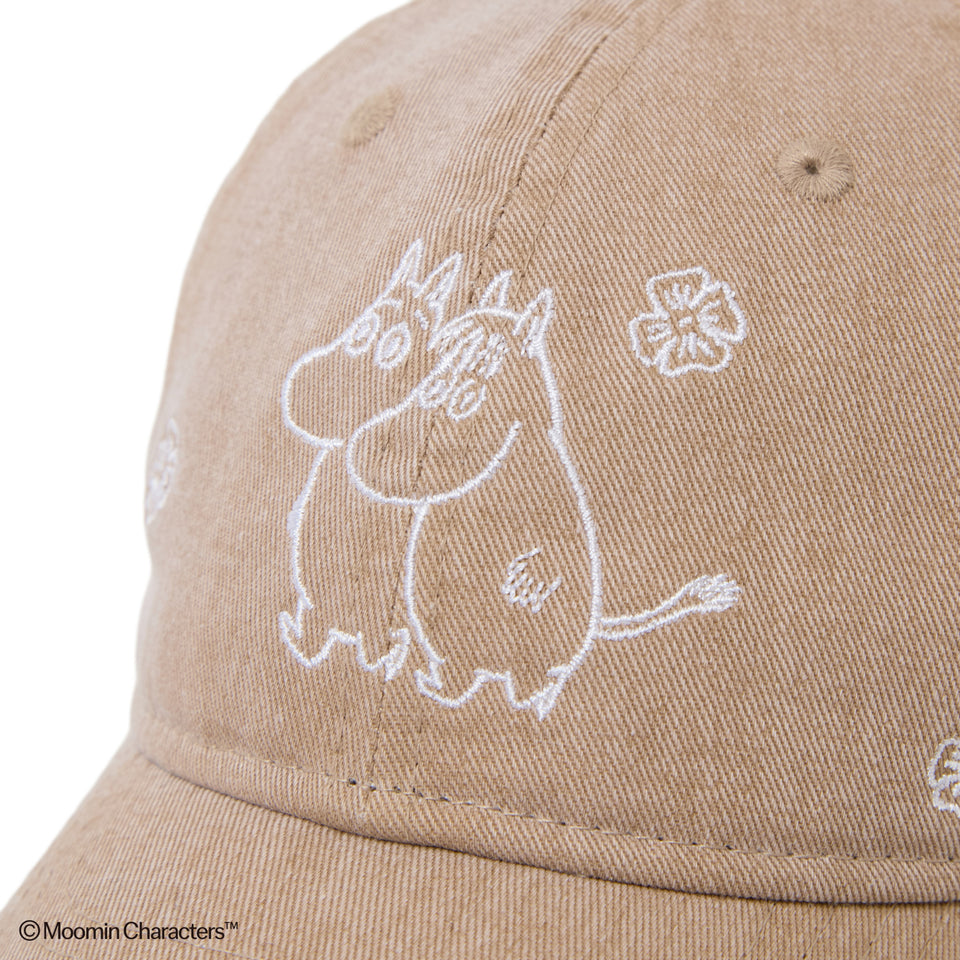 キッズ Youth 9TWENTY Moomin Flower ムーミン スノークのおじょうさん イタリアンウォッシュ カーキ | NEW ERA ニューエラ公式オンラインストア
