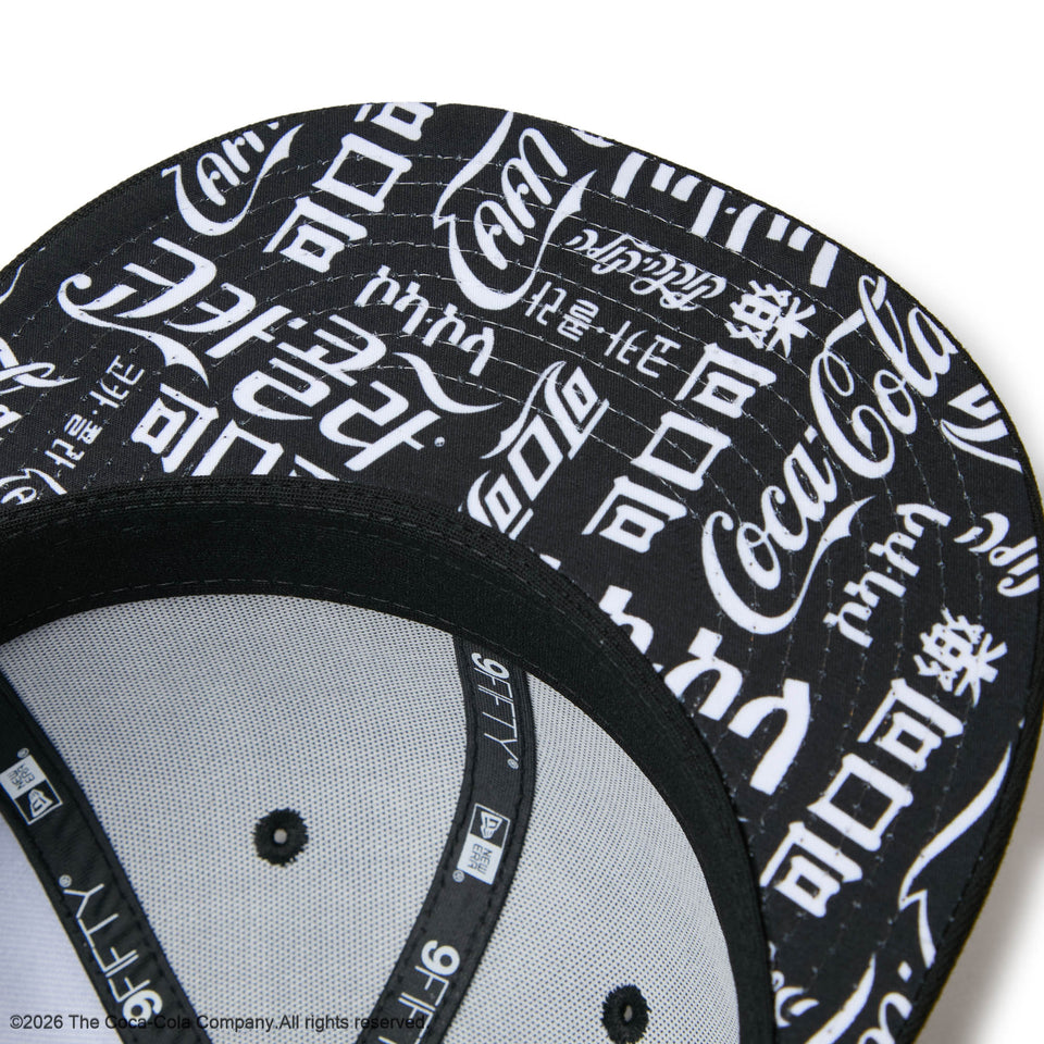 9FIFTY Coca-Cola Golf コカ・コーラ ブラック｜ゴルフ | NEW ERA ニューエラ公式オンラインストア