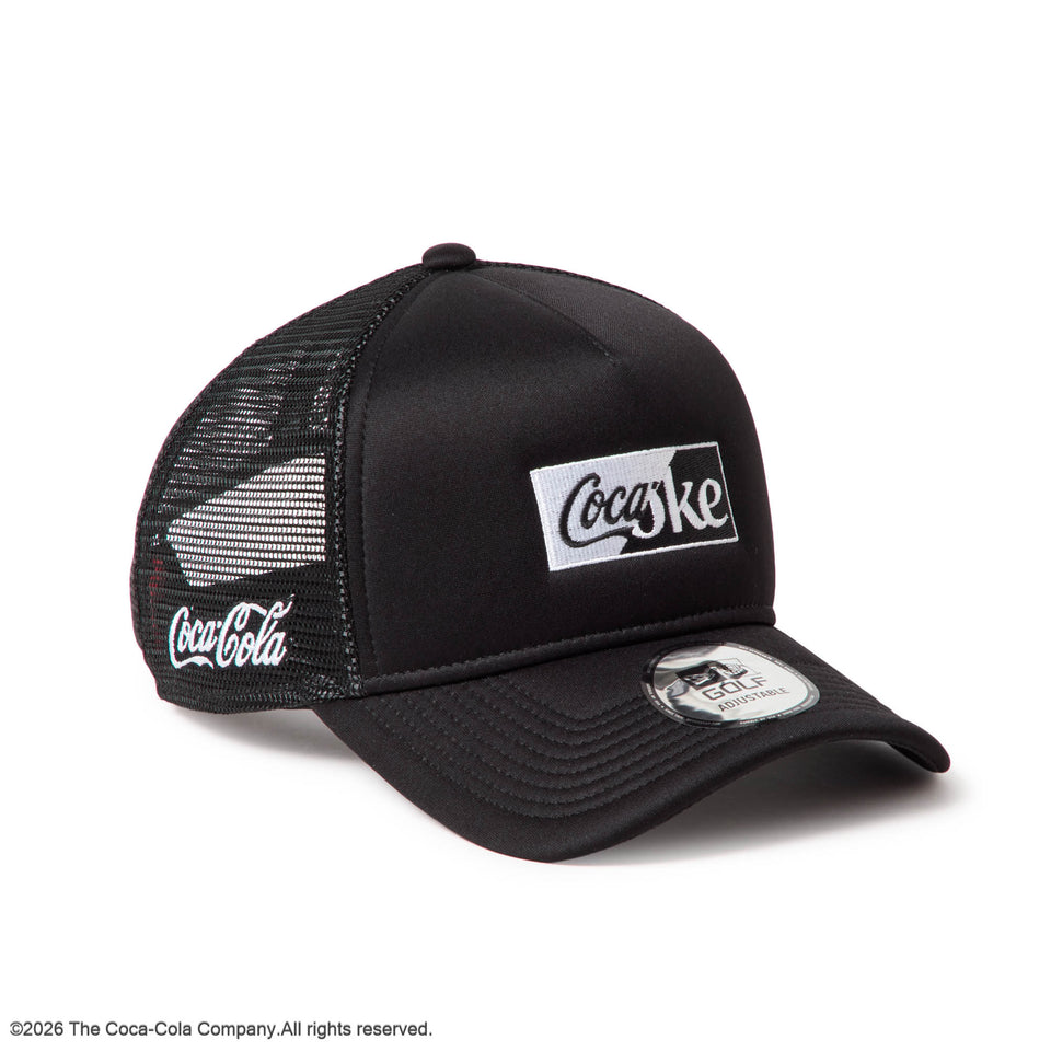 9FORTY A-Frame トラッカー Coca-Cola Golf コカ・コーラ ブラック｜ゴルフ | NEW ERA ニューエラ公式オンラインストア