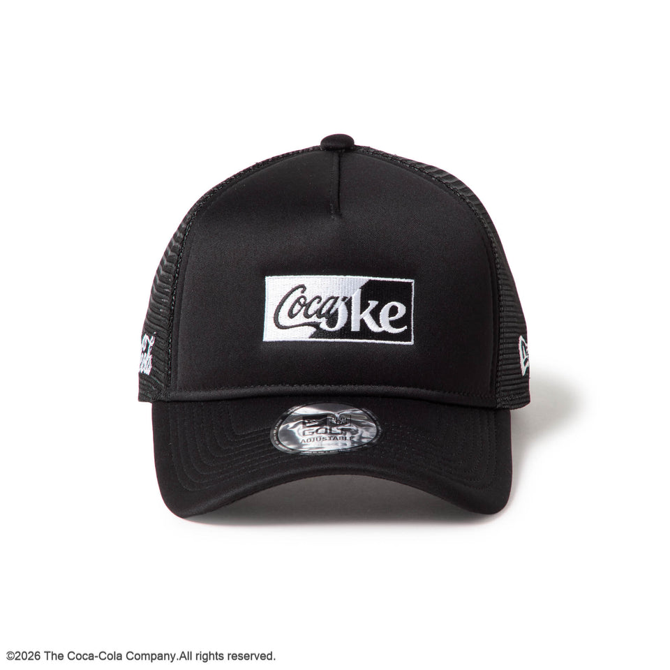 9FORTY A-Frame トラッカー Coca-Cola Golf コカ・コーラ ブラック｜ゴルフ | NEW ERA ニューエラ公式オンラインストア