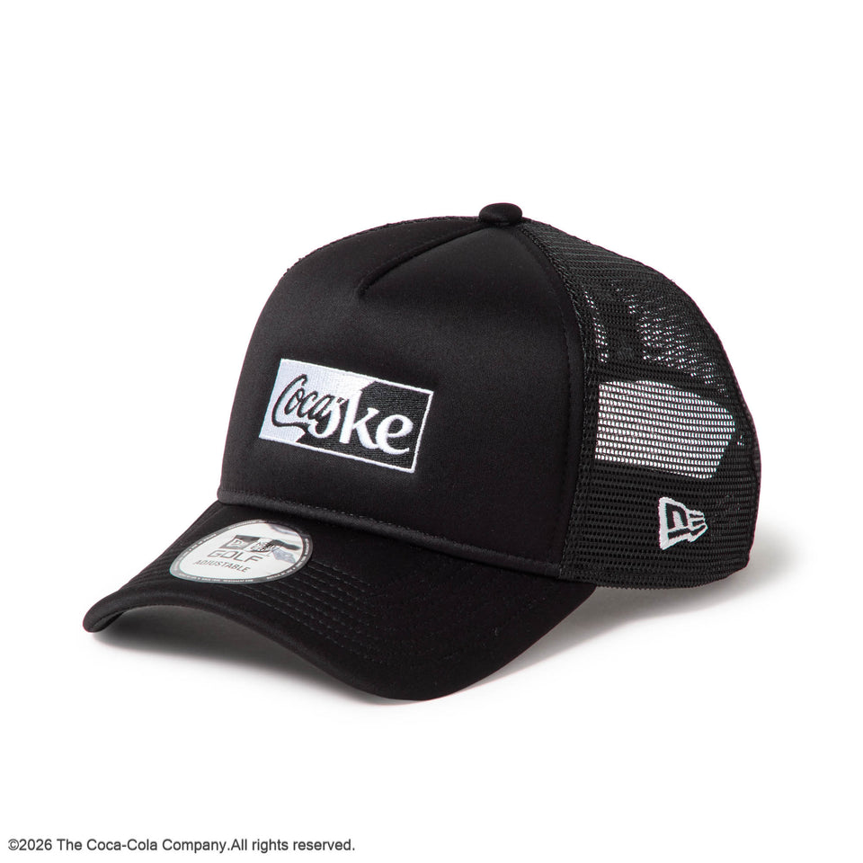 9FORTY A-Frame トラッカー Coca-Cola Golf コカ・コーラ ブラック｜ゴルフ | NEW ERA ニューエラ公式オンラインストア