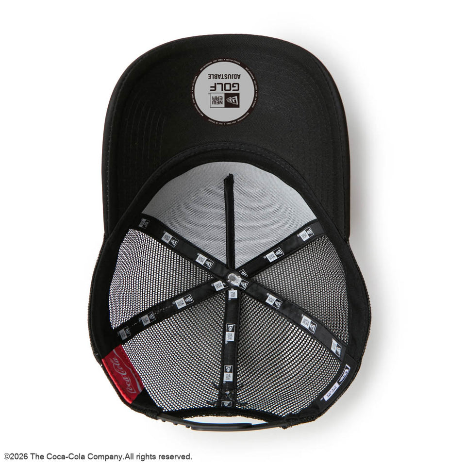 9FORTY A-Frame トラッカー Coca-Cola Golf コカ・コーラ ブラック｜ゴルフ | NEW ERA ニューエラ公式オンラインストア
