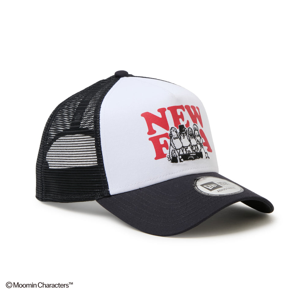 9FORTY A-Frame トラッカー Moomin Music ホワイト/ネイビー | NEW ERA ニューエラ公式オンラインストア
