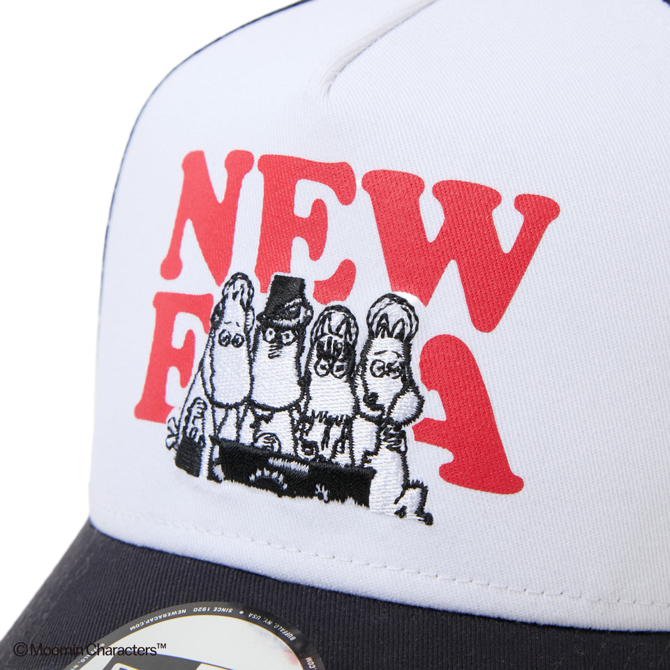 9FORTY A-Frame トラッカー Moomin Music ホワイト/ネイビー | NEW ERA ニューエラ公式オンラインストア