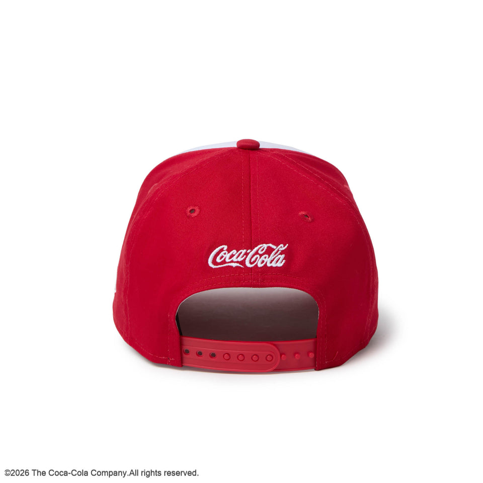 9FORTY A-Frame Coca-Cola コカ・コーラ ホワイト/スカーレット | NEW ERA ニューエラ公式オンラインストア