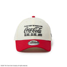 9FORTY Coca-Cola コカ・コーラ クロームホワイト/スカーレット | NEW ERA ニューエラ公式オンラインストア