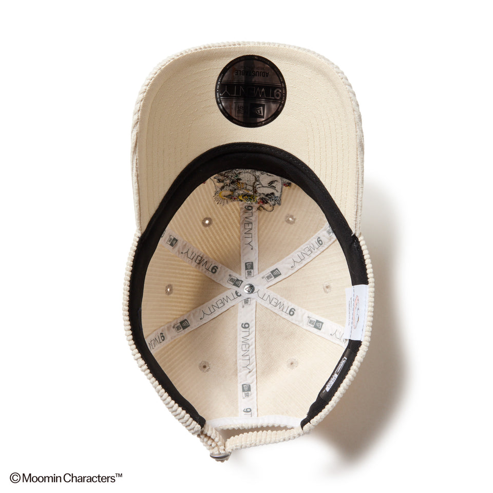 9TWENTY Moomin スナフキン ムーミン 8W Corduroy コーデュロイ クロームホワイト | NEW ERA ニューエラ公式オンラインストア