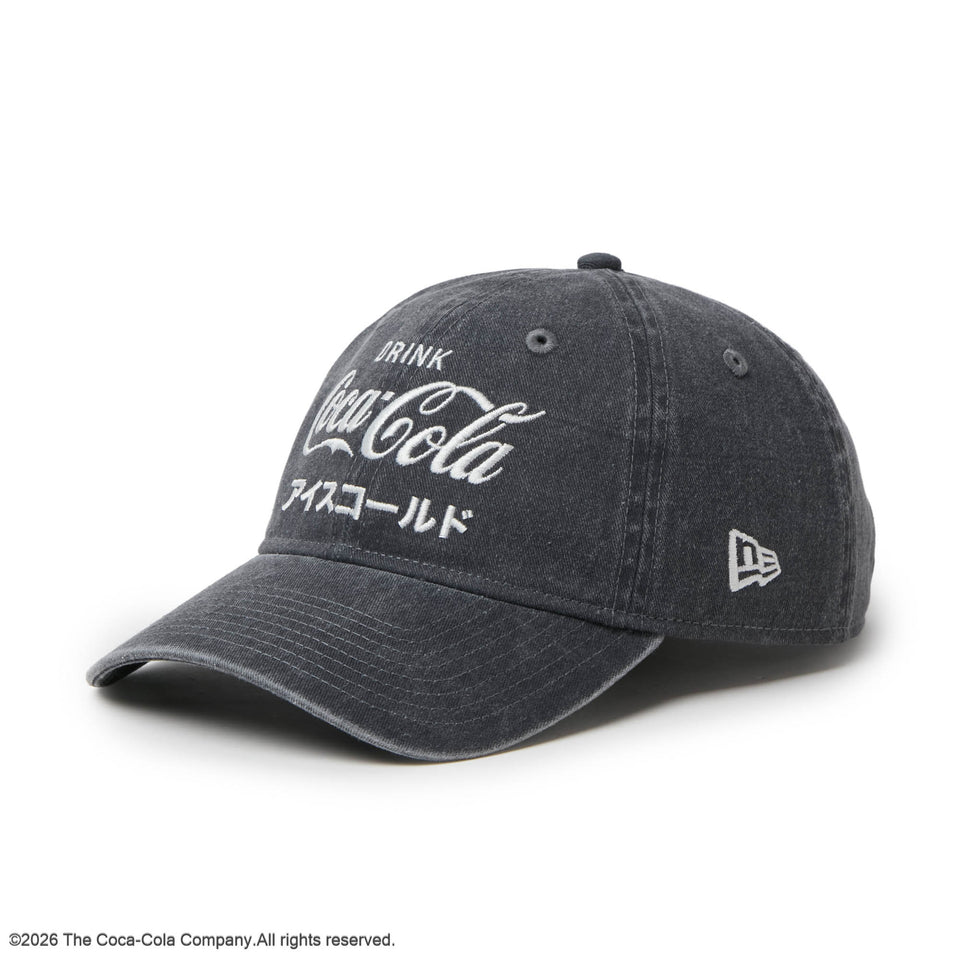 9TWENTY Coca-Cola コカ・コーラ アシッドウォッシュ ダークグレー | NEW ERA ニューエラ公式オンラインストア