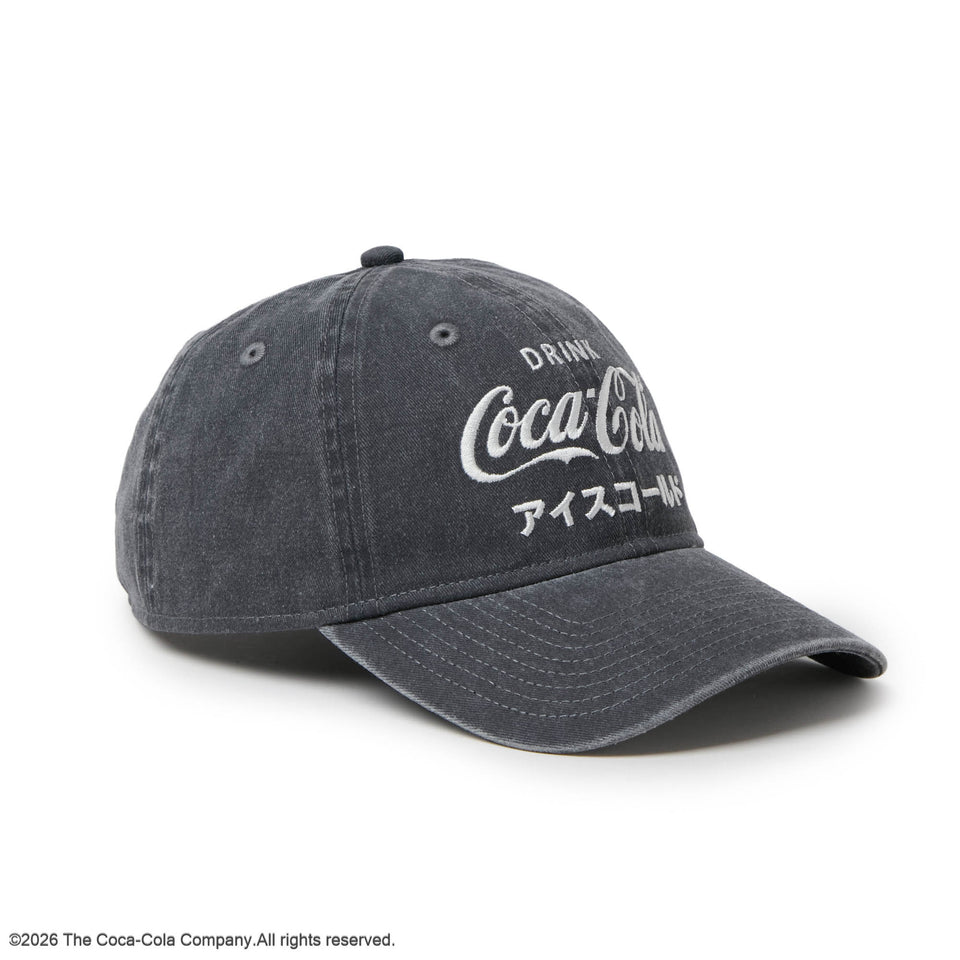 9TWENTY Coca-Cola コカ・コーラ アシッドウォッシュ ダークグレー | NEW ERA ニューエラ公式オンラインストア