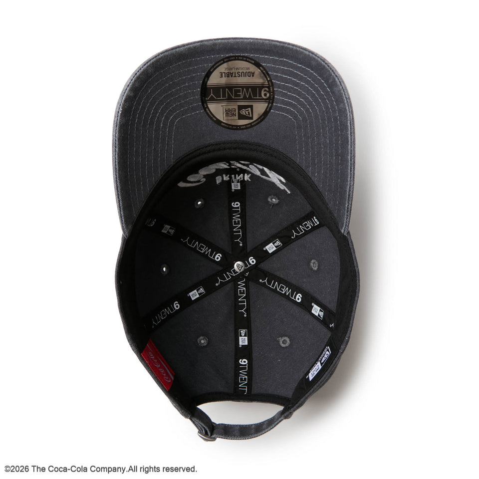 9TWENTY Coca-Cola コカ・コーラ アシッドウォッシュ ダークグレー | NEW ERA ニューエラ公式オンラインストア