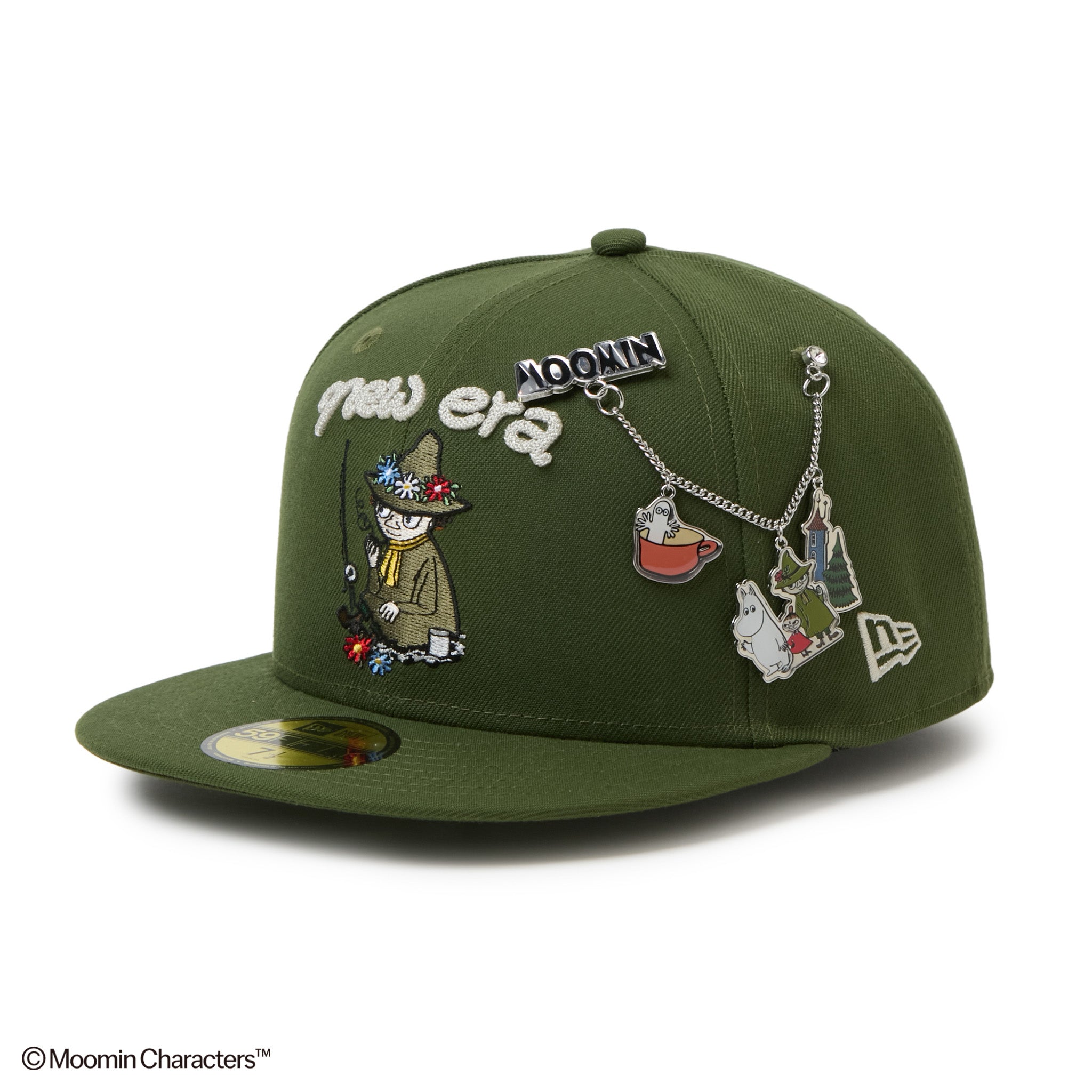 タグ付き　ムーミン×NEWERA スナフキン 59FIFTY Moomin スナフキン チャーム リーフルグリーン | ニューエラ
