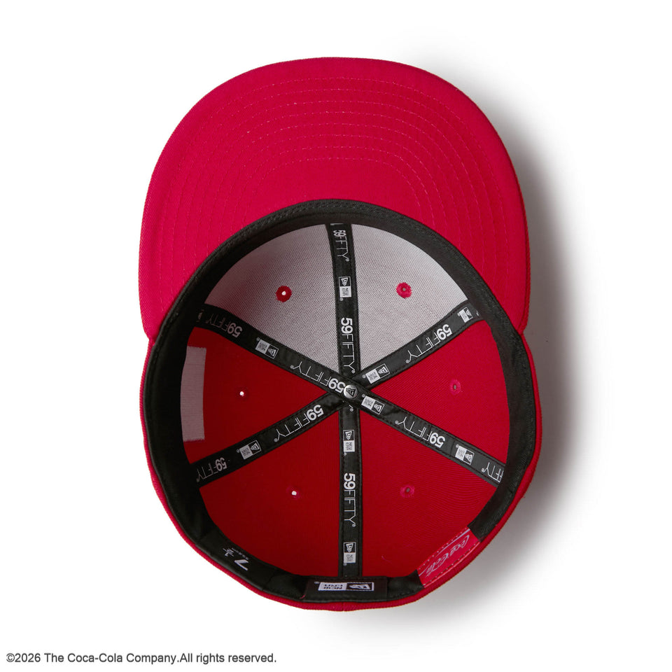 59FIFTY Coca-Cola コカ・コーラ スカーレット | NEW ERA ニューエラ公式オンラインストア